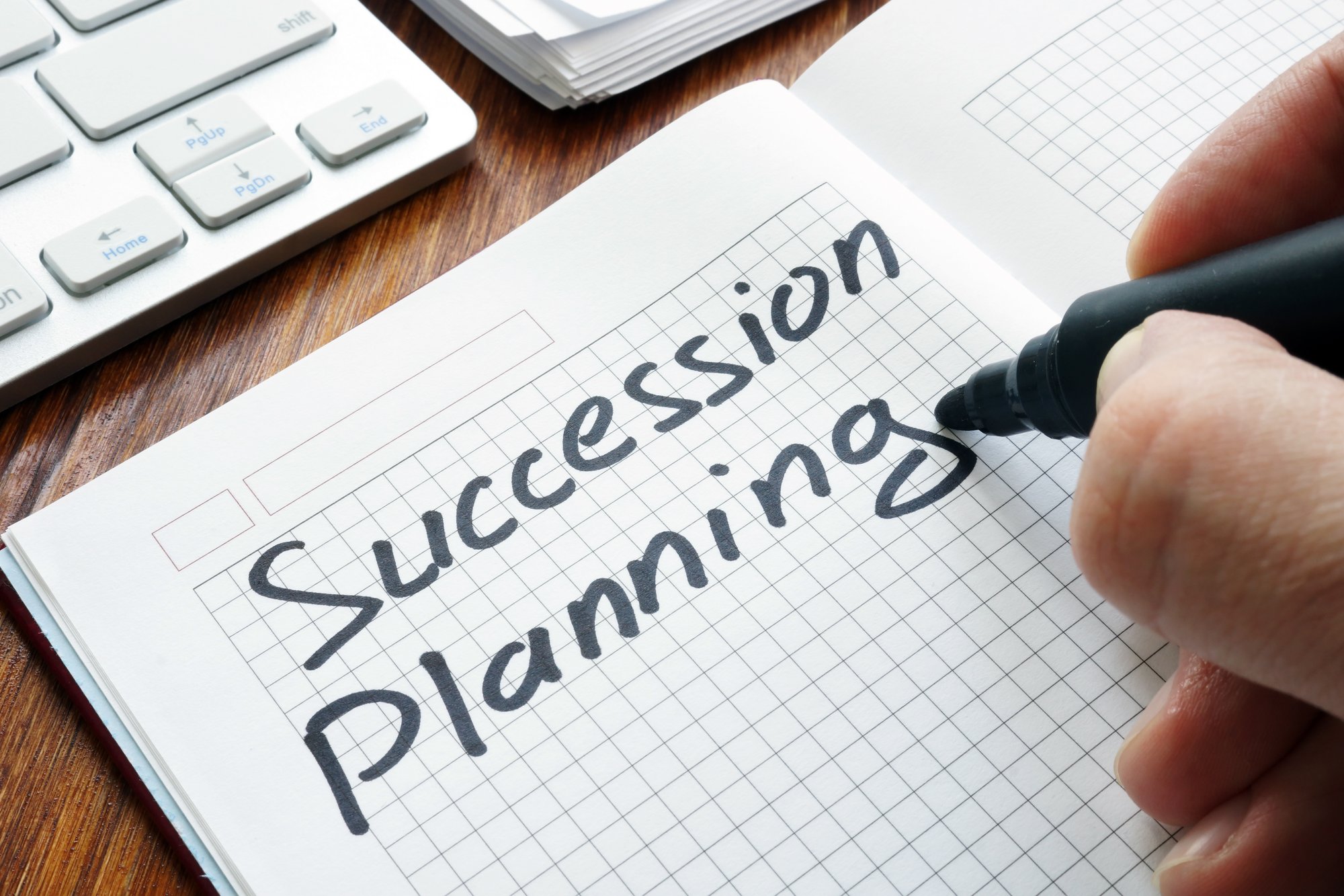Business Transition and Succession Stock Image